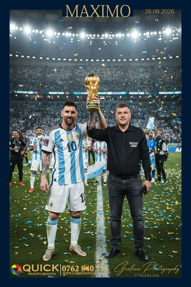 Rezultat de la un eveniment real — invitat pe un stadion plin, la o festivitate de premiere